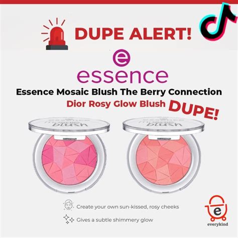 essence mosaic blush dior dupe|dior glow blush dupe.